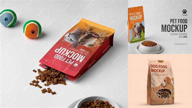 975+ Pet Food Mockup Free Free PSD