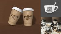 9753+ Opened Coffee Cup PSD Mockup Free Creative Design