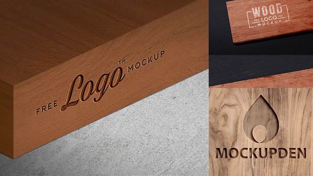 9758+ Wood Mockup Fully Layered PSD Freebie