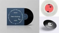 9759+ Vinyl Mockup Free Include TIFF