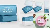 976+ Glossy Pack With Blue Soap PSD Mockup Exclusive Free PSD Mockups