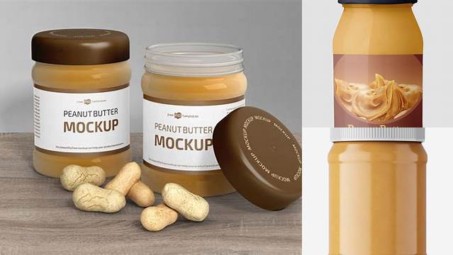 9762+ Peanut Spread PSD Mockup Advanced Free Graphic Template