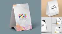 9770+ Tent Card Mockup Download Professional PSD