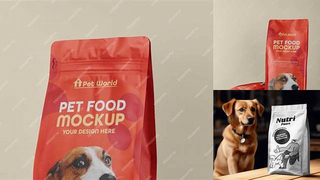 9772+ Dog Food Bag Mockup Premium Freebie for Designers