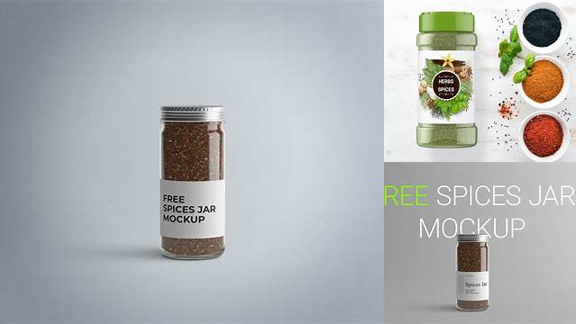 9775+ Spice Jar Mockup Free Best for Showcase