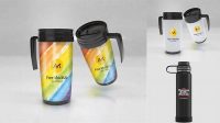 9777+ Thermos Mockup Download Free PSD