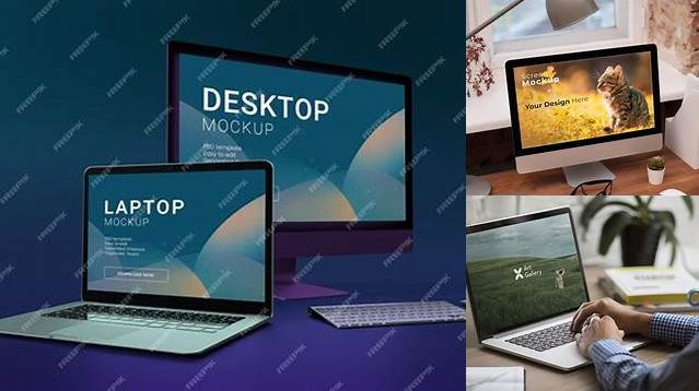 9778+ Computer Screen Mockups Editable Mockup PSD