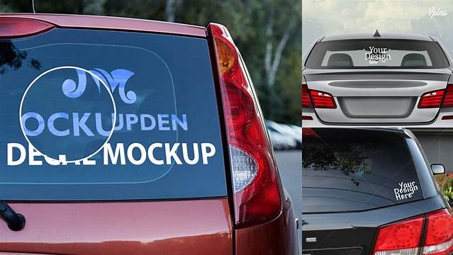 9781+ Car Decal Mockup PSD for Free