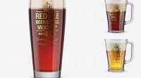 9783+ Red Ale Pitcher PSD Mockup Smart Layer Mockup Free