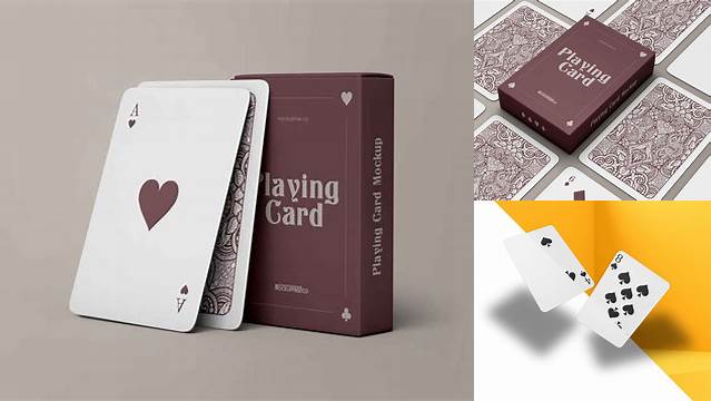 9785+ Free Playing Card Mockup Custom PSD Mockup Template