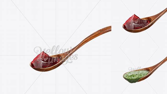 9799+ Wooden Spoon With Jelly Free Download Design Mockup