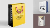 980+ Glossy Shopping Bag PSD Mockup Front View Download Premium Free PSD