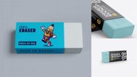 9804+ Eraser PSD Mockup Half Side View Free Smart Object Templates