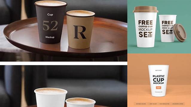 982+ Matte Metal Cup PSD Mockup Creative Layered Design File