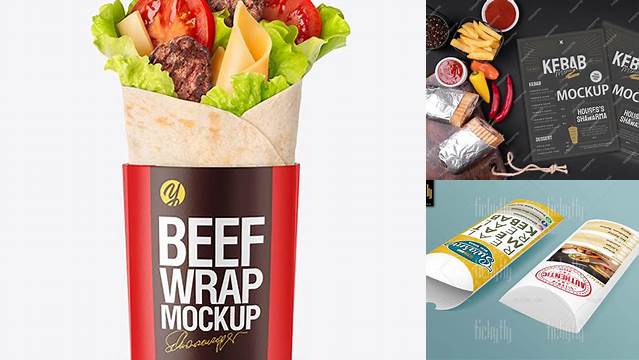 9827+ Mockup Packaging Kebab PSD Download