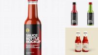 9830+ Hot Sauce Bottle PSD Mockup Premium Freebie for Designers