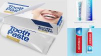 9830+ Toothpaste Mockup Free Include TIFF