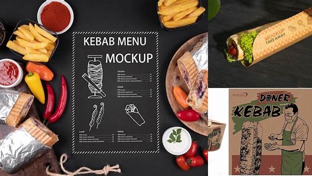 9836+ Kebab Mockup Smart PNG Image