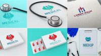 984+ Medical Logo Mockup Best Free Resource