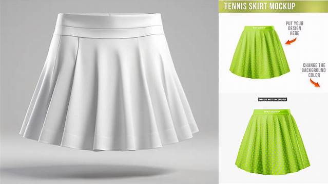 9840+ Tennis Skirt Mockup Professional Graphic PSD Download