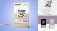 9841+ Qr Code Stand Mockup Mockup PSD Free Download