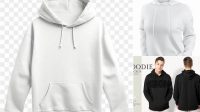 9853+ Mockup Hoodie Polos Png Premium Design Freebie