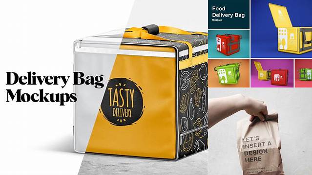 9855+ Free Delivery Bag Mockup PSD Download