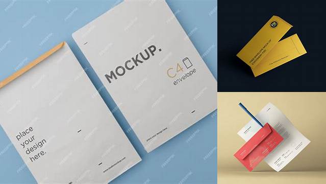 9859+ Two Paper Envelopes PSD Mockup Download Premium PSD Resource