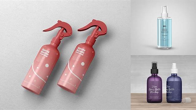 986+ Olive Spray Bottle With Transparent Cap PSD Mockup Custom Graphic Resource Free Download