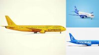 9862+ Airplane Mockup Free For Free Download