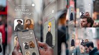 9862+ Augmented Reality Mockup Psd Editable PSD File