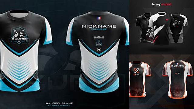 9862+ Esports Jersey Mockup Stylish Free PSD