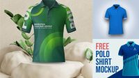 9870+ Long Polo Shirt Mockup PSD Free Download