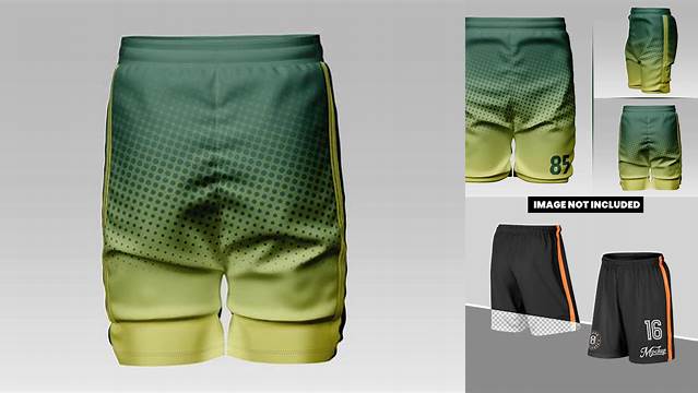 9871+ Football Shorts Mockup Creative and Modern PSD Freebie