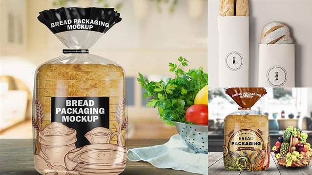 9885+ Free Bread Packaging Mockup Professional PSD Resource