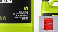 9889+ Metallic Jerrycan PSD Mockup Custom Graphic Resource Free Download