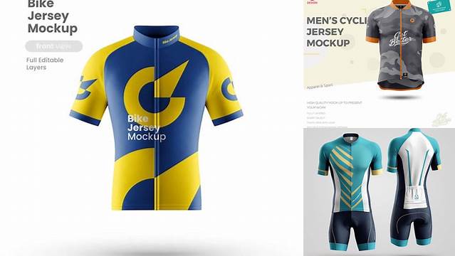 9891+ Bike Jersey Mockup Free Customizable PSD Templates