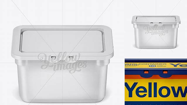 9894+ Plastic Container For Washing Capsules Front View High-Resolution PSD Download