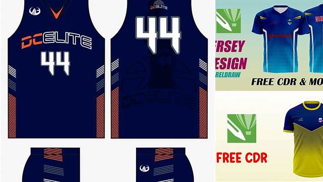 9895+ Free Template Jersey Cdr PSD Download