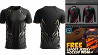 9896+ Sublimation Jersey Mockup Free Best for Showcase