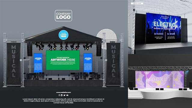 9898+ Concert Stage Mockup Digital Download