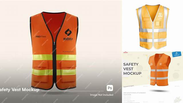 9904+ Safety Vest Mockup Premium Quality Freebie