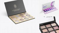 9906+ Eyeshadow Palette Mockup Free High Resolution