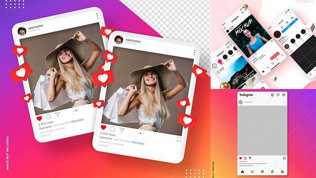 9908+ Instagram Feed Mockup Creative PSD Templates