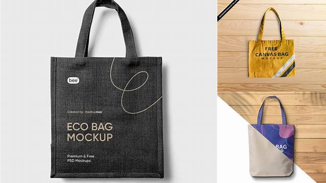 9915+ Ecobag Mockup Elegant Free Graphic Resource