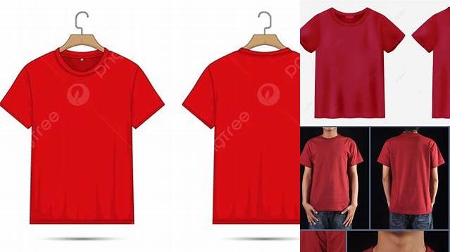 9918+ Mock Up Kaos Merah Download Free