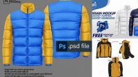 9926+ Mockup Jaket Gunung Editable Photoshop File