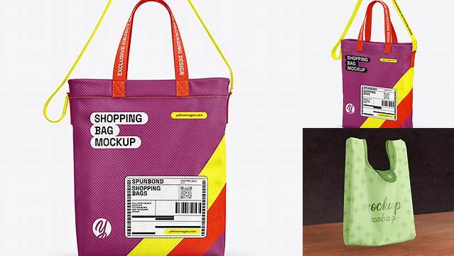 9926+ Spunbond Bag Mockup Creative PSD Templates