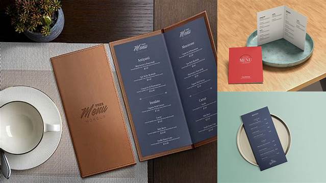 9927+ Menu Mock Up Photoshop Resource Free