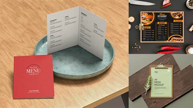 9927+ Menu Mockup Download Premium Free PSD